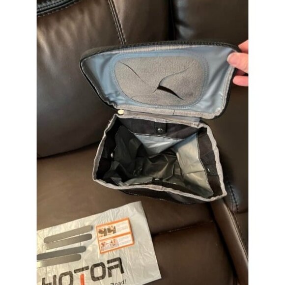 Car Trash Can with Lid and Storage Pockets 100% Leak-Proof Organizer - Picture 3 of 3